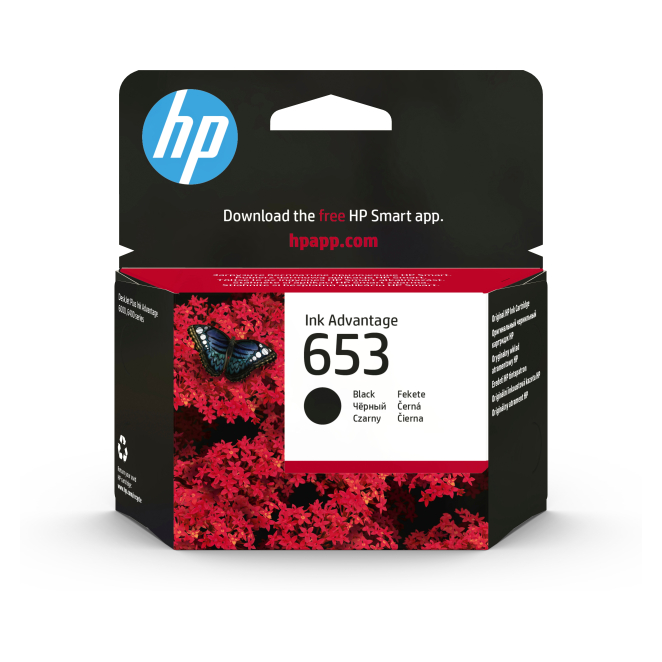 HP Cartucho de tinta Original Advantage 653 negro 1 HP Cartucho de tinta Original Advantage 653 negro