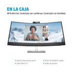 Monitor HP de 34 pulgadas con resolución WQHD, pantalla curva y conectividad USB-C, modelo E34m G4, 40Z26AA#ABB
