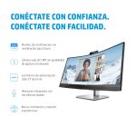 Monitor HP de 34 pulgadas con resolución WQHD, pantalla curva y conectividad USB-C, modelo E34m G4, 40Z26AA#ABB