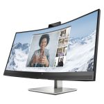 Monitor HP de 34 pulgadas con resolución WQHD, pantalla curva y conectividad USB-C, modelo E34m G4, 40Z26AA#ABB