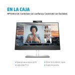 Monitor HP E24m G4 con resolución Full HD, USB-C orientado a conferencias, 40Z32AA#ABB