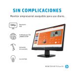 Monitor HP P22va G4 de 21.5 pulgadas Full HD 1920x1080 Pixeles en color negro, modelo 453D2AA#ABB. Ideal para uso informático y tecnológico.