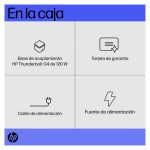 HP Base de acoplamiento Thunderbolt modelo G4 con capacidad de 120 W de carga rápida, SKU 4J0A2AA#ABB