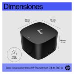 Base de acoplamiento HP Thunderbolt G4 con cable combo de 280W ideal para portátiles, SKU 4J0G4AA#ABB