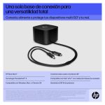 Base de acoplamiento HP Thunderbolt G4 con cable combo de 280W ideal para portátiles, SKU 4J0G4AA#ABB