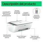 HP DeskJet 2820e impresora multifuncional inalámbrica y en color con funciones de photocopiadora y escáner, SKU: 588K9B