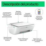 HP DeskJet 2810e, Impresora Inalámbrica All-in-One que incluye funciones de impresora, fotocopiadora y escáner a color, SKU 588Q0B.
