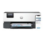 Vista frontal de la impresora HP OfficeJet Pro 9110b inalámbrica a color con impresión a doble cara. SKU: 5A0S3B#629