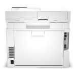 HP Color LaserJet Pro impresora multifunción en color blanco, modelo 4302fdw con funcionalidad WiFi y alimentador automático de documentos, SKU 5HH64F#B19