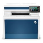 HP Color LaserJet Pro impresora multifunción en color blanco, modelo 4302fdw con funcionalidad WiFi y alimentador automático de documentos, SKU 5HH64F#B19