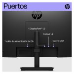 Monitor HP P22h G5 FHD de 21.5 pulgadas con resolución Full HD, 64W30AA#ABB.
