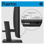 Monitor HP FHD P27h G5 de 27 pulgadas con alta definición, número 64W41AA#ABB, ideal para tareas informáticas y tecnológicas