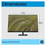 Monitor HP FHD P27h G5 de 27 pulgadas con alta definición, número 64W41AA#ABB, ideal para tareas informáticas y tecnológicas