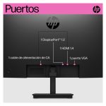 Monitor HP P22 G5 FHD, 21.5 pulgadas, Resolución 1920x1080, 64X86AA#ABB