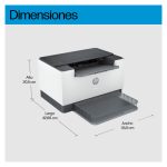 Imagen de la impresora HP LaserJet M209dw con impresión a doble cara y conectividad inalámbrica, SKU 6GW62F#B19