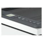 Vista frontal de la impresora multifunción HP LaserJet modelo M234dw con WiFi, SKU 6GW99F#B19, ideal para oficinas y hogares.