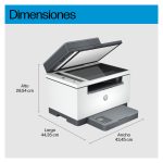 HP LaserJet impresora multifunción M234sdw con capacidad de impresión, copiado y escaneo, SKU 6GX01F#B19