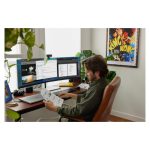 HP Monitor curvo DQHD E45c G5 con resolución doble QHD, ideal para una experiencia de visualización amplia y detallada - 6N4C1AA#ABB