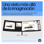HP Monitor curvo DQHD E45c G5 con resolución doble QHD, ideal para una experiencia de visualización amplia y detallada - 6N4C1AA#ABB
