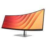 HP Monitor curvo DQHD E45c G5 con resolución doble QHD, ideal para una experiencia de visualización amplia y detallada - 6N4C1AA#ABB