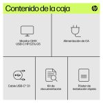 Monitor HP de 27 pulgadas con resolución QHD y conexión USB-C, modelo E27u G5, 6N4D3AA#ABB