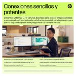 Monitor HP de 27 pulgadas con resolución QHD y conexión USB-C, modelo E27u G5, 6N4D3AA#ABB