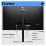 Monitor HP FHD E27 G5 de 27 pulgadas, modelo 6N4E2AA#ABB, excelente calidad de imagen y amplio tamaño