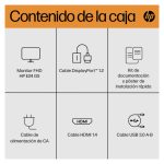 HP E-Series Monitor FHD E24 G5 de 24 pulgadas con resolución Full HD, número de producto 6N6E9AA#ABB