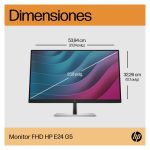 HP E-Series Monitor FHD E24 G5 de 24 pulgadas con resolución Full HD, número de producto 6N6E9AA#ABB