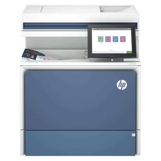 HP LaserJet Impresora multifunción de alto rendimiento Impresora multifunción HP LaserJet Color Enterprise 5800dn, ideal para oficinas con altas demandas de impresión, SKU 6QN29A#B19