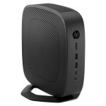 Vista frontal del Mini PC HP t740, modelo V1756B, funcionando con Windows 10 IoT Enterprise. SKU: 6TV52EA#ABB.