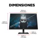 OMEN by HP Monitor gaming de 23,8 pulgadas, resolución FHD y 165 Hz, 780D9E9#ABB
