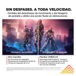 OMEN by HP Monitor gaming de 23,8 pulgadas, resolución FHD y 165 Hz, 780D9E9#ABB