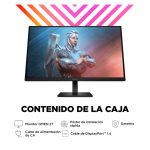 Monitor gaming OMEN by HP de 27 pulgadas, resolución FHD, tasa de actualización de 165 Hz - 780F9E9#ABB