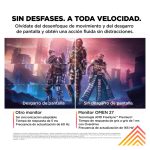 Monitor gaming OMEN by HP de 27 pulgadas, resolución FHD, tasa de actualización de 165 Hz - 780F9E9#ABB