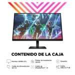 OMEN by HP Monitor gaming de 27 pulgadas con resolución FHD y 240 Hz - 780G5E9#ABB. Perfecto para juegos competitivos con alta tasa de refresco y claridad en la imagen.