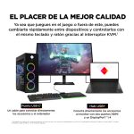 OMEN by HP Monitor gaming de 27 pulgadas, resolución UHD y frecuencia de actualización de 144 Hz, modelo 780G8E9#ABB