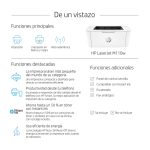 Imagen de la HP LaserJet Impresora M110w, una impresora láser inalámbrica compacta, SKU 7MD66F#B19