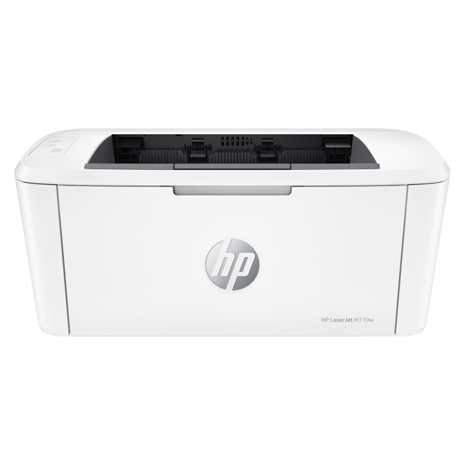 HP Impresora Láser M110w inalámbrica de alta eficiencia Imagen de la HP LaserJet Impresora M110w, una impresora láser inalámbrica compacta, SKU 7MD66F#B19