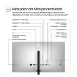 HP Monitor de alta definición cuádruple Thunderbolt 4 Pro de la serie 7 de 27 pulgadas, 8J9E6AA#ABB. Un monitor premium con conectividad avanzada para profesionales.