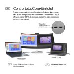 Monitor HP 5K2K de 39,7 pulgadas diseñado para conferencias, serie 7 Pro, modelo 740pm con número de producto 8Y2R2AA#ABB
