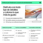 HP Monitor FHD Serie 5 de 23,8 pulgadas en color blanco, modelo 524sw, referencia 94C21E9#ABB