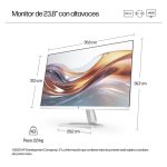 HP Series 5 23.8 inch Full HD Monitor with Integrated Speakers, Model 524sa, 94C36E9#ABB