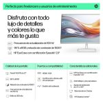 Monitor HP FHD Serie 5 de 27 pulgadas blanco modelo 527sw, número de parte 94F46E9#ABB, ideal para uso informático y tecnológico