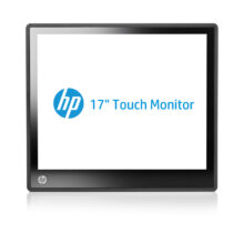 Monitor HP L6017tm POS 43,2 cm (17") con resolución de 1280 x 1024 Pixeles y pantalla táctil. SKU A1X77AA.