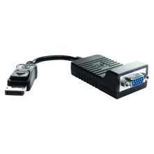 Adaptador de HP de DisplayPort a VGA, modelo AS615AA, ideal para conectar dispositivos a monitores VGA