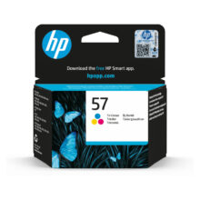 HP Cartucho de tinta original 57 Tri-color, ideal para impresiones nítidas y vibrantes. SKU: C6657AE#UUQ.