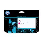 Cartucho de tinta HP DesignJet 70 magenta, 130 ml, SKU C9453A, ideal para impresoras de alta calidad