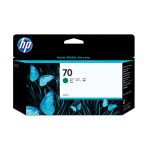 Imagen del Cartucho de Tinta HP modelo 70 de color verde, capacidad de 130 ml. SKU: C9457A