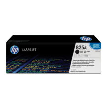 Cartucho de tóner original HP LaserJet 825A en color negro, SKU CB390A, para impresoras láser.